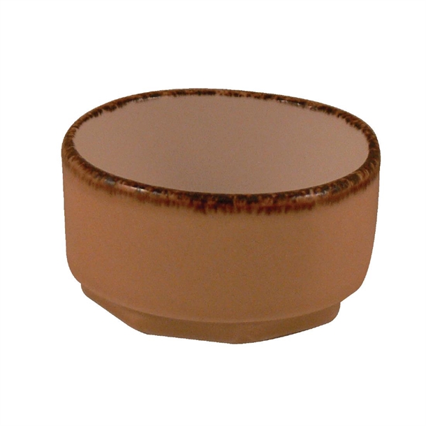 Steelite Terramesa Wheat Tasters Dip - 6.5cm 2.5" (Box 12) (B2B)