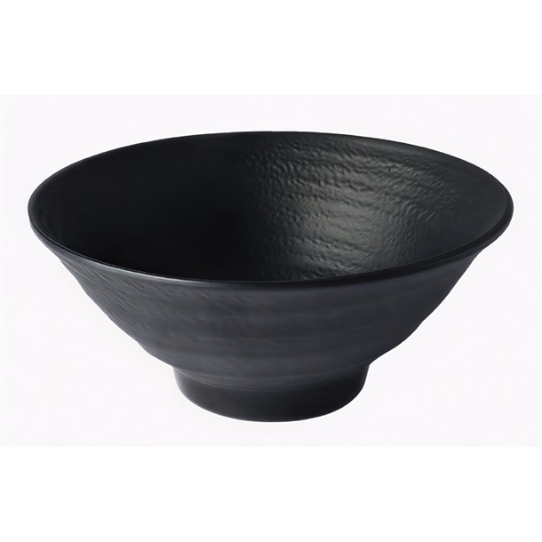 Zen Black Bowl 21x8cm 8 1/4"x3 1/8" 83cl 29oz (Box 6) (B2B)