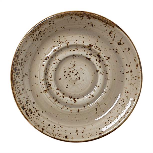 Steelite Craft Porcini Stand/Saucer Double Well Large 145mm 5 3/4"(Box 36)(B2B)
