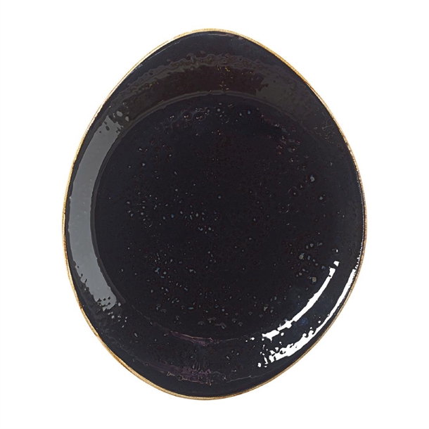 Steelite Craft Liquorice Plate Freestyle 25cm (10") (Box 12) (B2B)