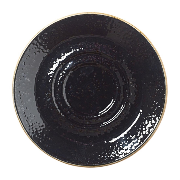 Steelite Craft Liquorice Stand/Saucer Double Well Large145mm 5 3/4"(Box 36)(B2B)