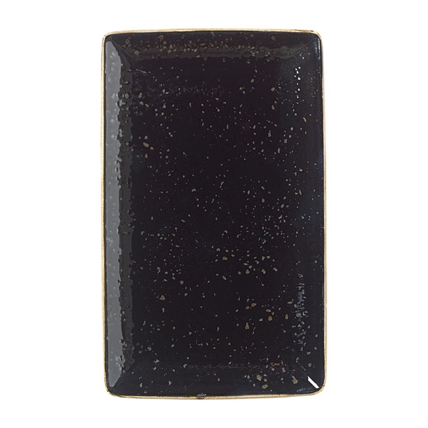 Steelite Craft Liquorice Rectangle - 270x167.5mm 10 5/8x6 1/2" (Box 6) (B2B)