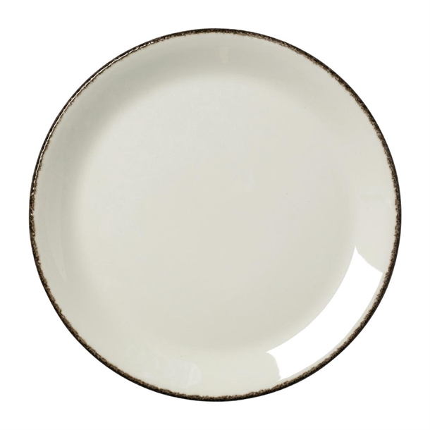 Steelite Charcoal Dapple Plate Coupe - 23cm 9" (Box 24) (B2B)