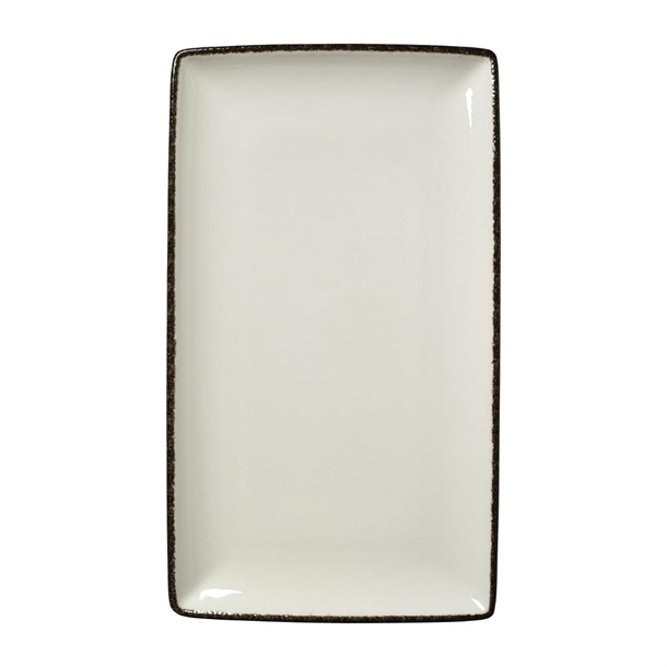 Steelite Charcoal Dapple Rectangle Three 33cx19cm 12 1/2x7 1/2" (Box 6) (B2B)