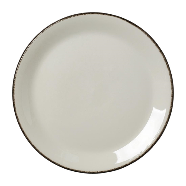 Steelite Charcoal Dapple Coupe Plate - 25.25cm 10" (Box 24) (B2B)