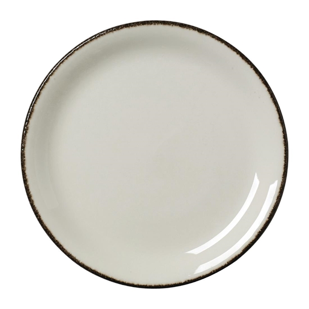 Steelite Charcoal Dapple Plate Coupe - 20.25cm 8" (Box 24) (B2B)