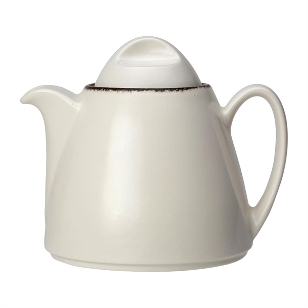 Steelite Charcoal Dapple Beverage Pot LiV - 35cl 12oz (Box 6) (B2B)