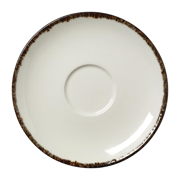 Steelite Charcoal Dapple Saucer LiV - 15cm 6" (Box 36) (B2B)