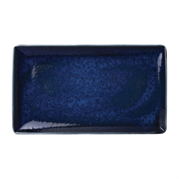 Steelite Vesuvius Lapis Rectangle Three - 330x190mm 13x7 1/2" (Box 6) (B2B)