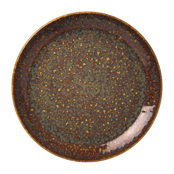 Steelite Vesuvius Amber Plate Coupe - 280mm 11" (Box 12) (B2B)