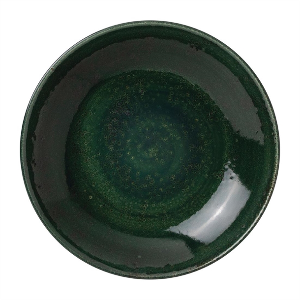 Steelite Vesuvius Burnt Emerald Bowl Coupe - 215mm 8 1/2" (Box 12) (B2B)