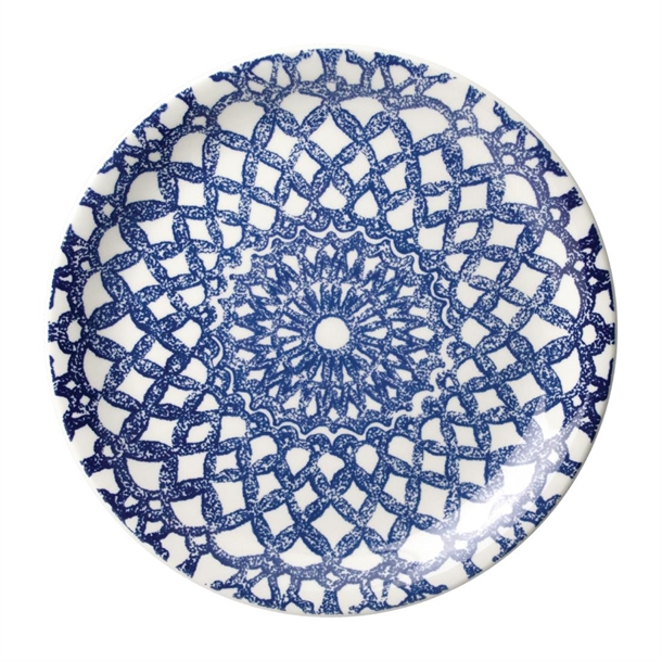 Steelite Ink Nomad Blue Plate Coupe - 203mm 8" (Box 12) (B2B)