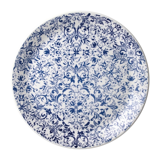 Steelite Ink Legacy Blue Plate Coupe - 255mm 10" (Box 12) (B2B)