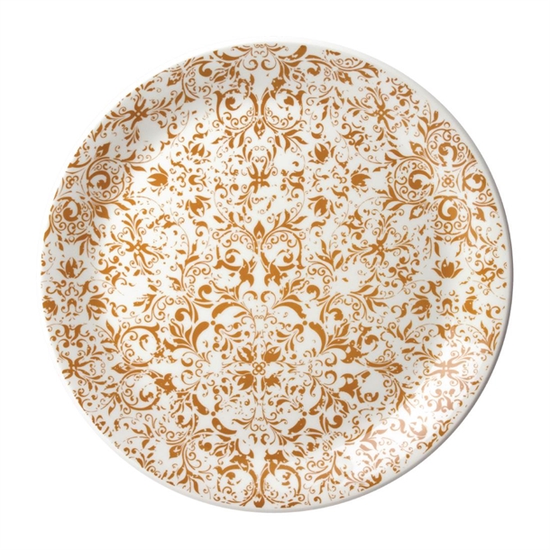 Steelite Ink Legacy Ginger Plate Coupe - 255mm 10" (Box 12) (B2B)