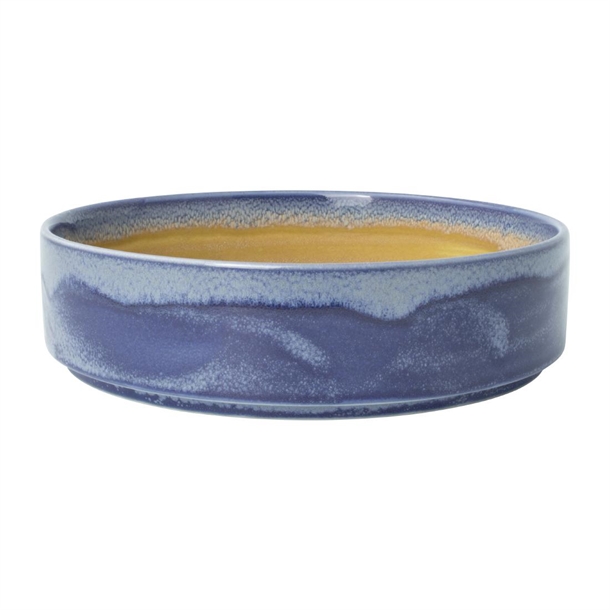Aurora Revolution Bluestone Round Stacking Tray 202.5mm 8" (Box 12) (B2B)