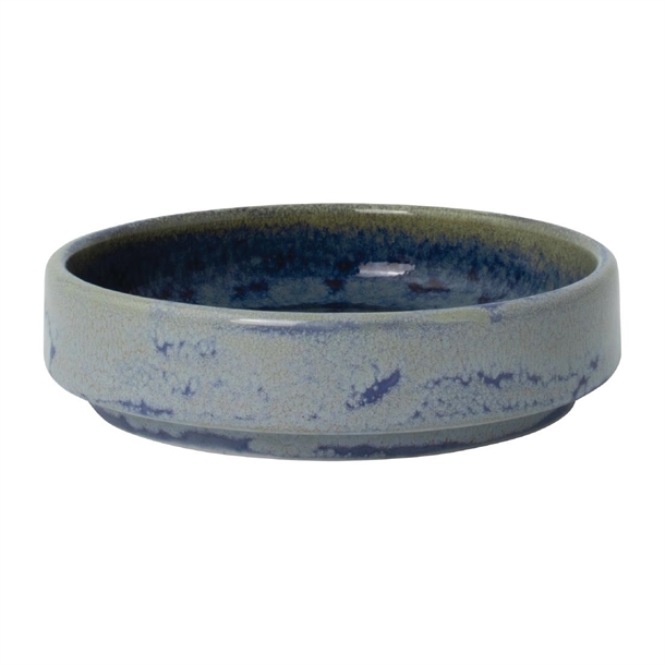 Aurora Vesuvius Lapis Round Stacking Tray 100mm 4" 4.2oz (Box 12) (B2B)