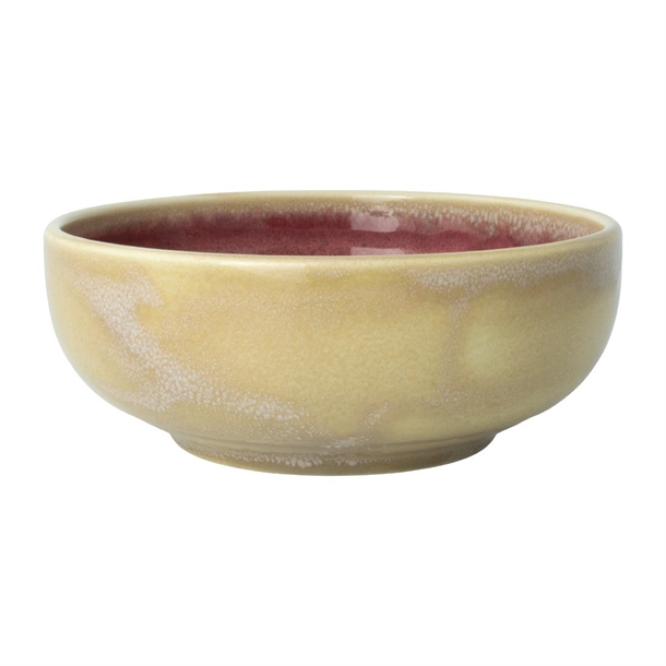 Aurora Vesuvius Rose Quartz Bowl 155 x 67.5mm 6 1/8" x 2 5/ (Box 12) (B2B)