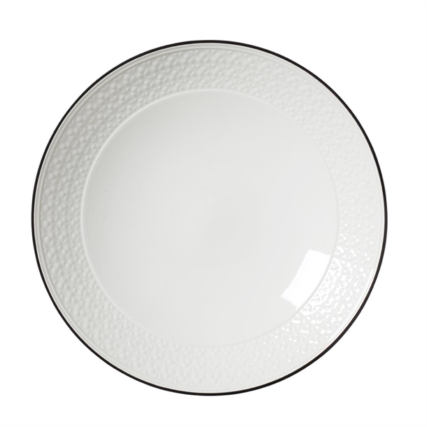 Steelite Bead Black Band Bowl Coupe - 252.5mm 10" (Box 12) (B2B)