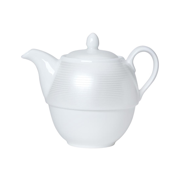 Spiro Tea For One Teapot Coupe - 460ml (Pack 6) (B2B)