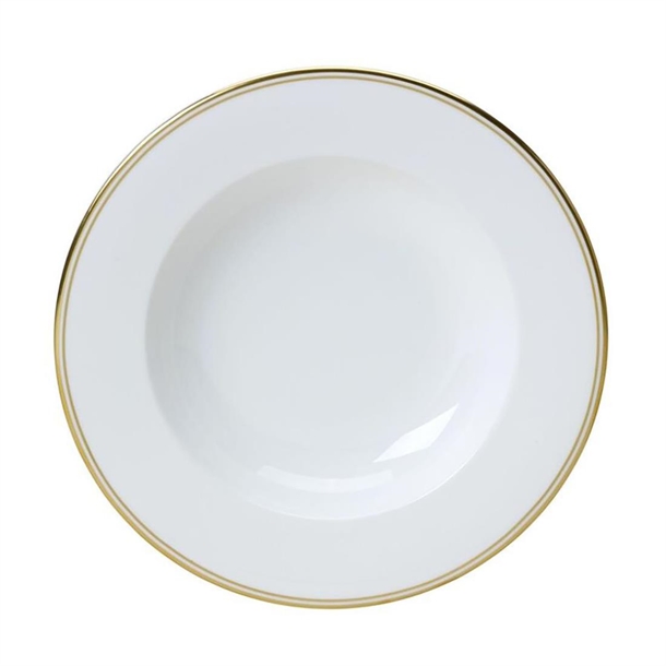 Burnished Gold Classic Rim Bowl - 220mm (Box 12) (B2B)