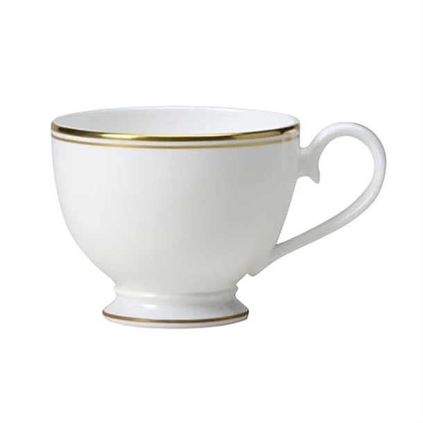 Burnished Gold Classic Footed Tea Cup - 70mm 220ml (Box 12) (B2B)
