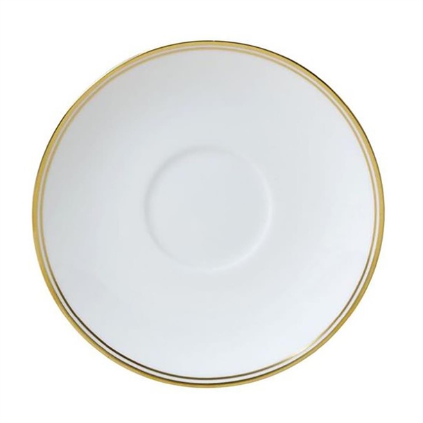 Burnished Gold Classic Tea Saucer/Soup Stand - 160mm (Box 12) (B2B)