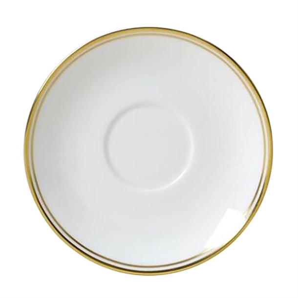 Burnished Gold Classic Espresso Saucer Fits VV3065 - 120mm (Box 12) (B2B)