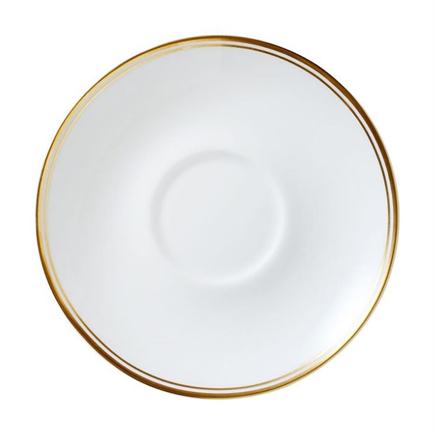 Burnished Gold Coupe Tea Saucer For One Fits VV3072 - 145mm (Box 12) (B2B)