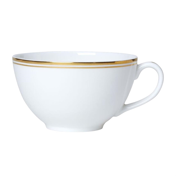 Burnished Gold Coupe Tea For One Cup - 60mm 260ml (Box 12) (B2B)