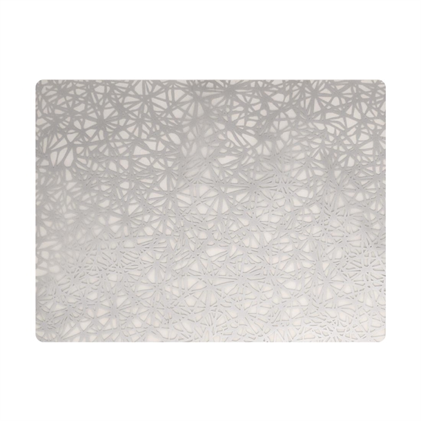 Steelite Modern Twist Silicone Placemat Silver Twine - 305x406mm (Box 12) (B2B)