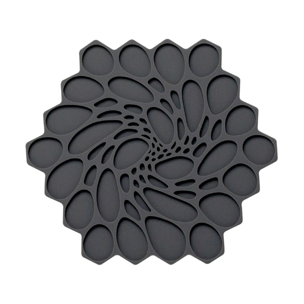 Steelite Modern Twist Trivet Graphite Hive - 178mm (Box 6) (B2B)