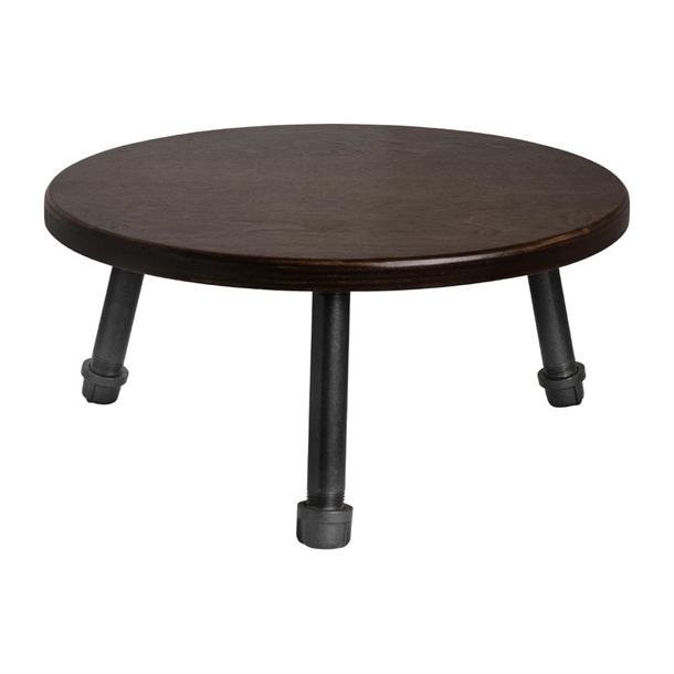 Steelite Chestnut Pipe Stand with Long Legs - 355x165mm (B2B)