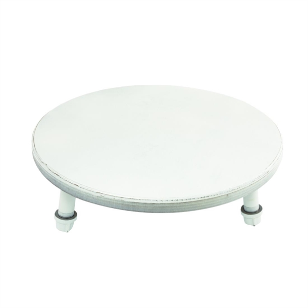 Steelite Aged White Pipe Stand with Short Legs - 355x95mm (B2B)