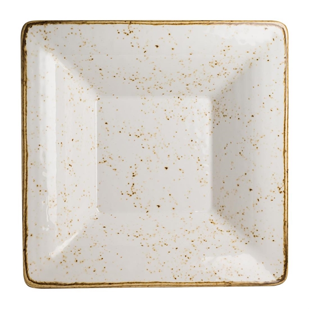 Steelite Craft White Buffet Square Pebble Bowl - 381mm 4.73Ltr (Box 3) (B2B)