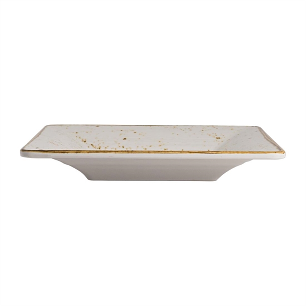 Steelite Craft White Buffet Square Pebble Bowl - 254mm 946ml (Box 6) (B2B)