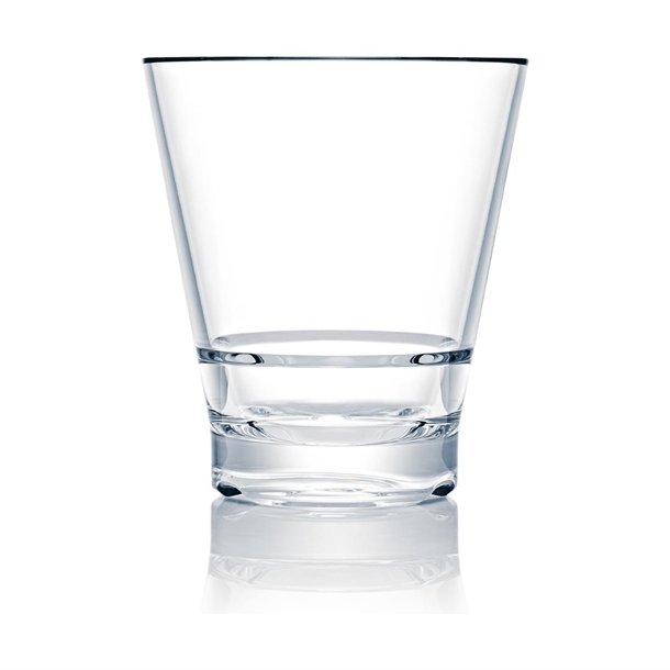 Steelite Capella Stack Clear Short Double Rocks 414ml (Box 12) (B2B)