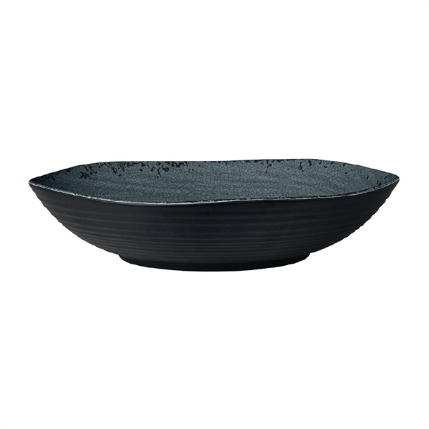 Steelite Pompeii Slate Large Shallow Round Bowl - 359x67mm (Pack 4) (B2B)