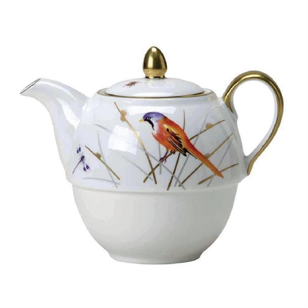 Steelite Reed Tea For One Teapot Coupe - 124mm (Pack 6) (B2B)