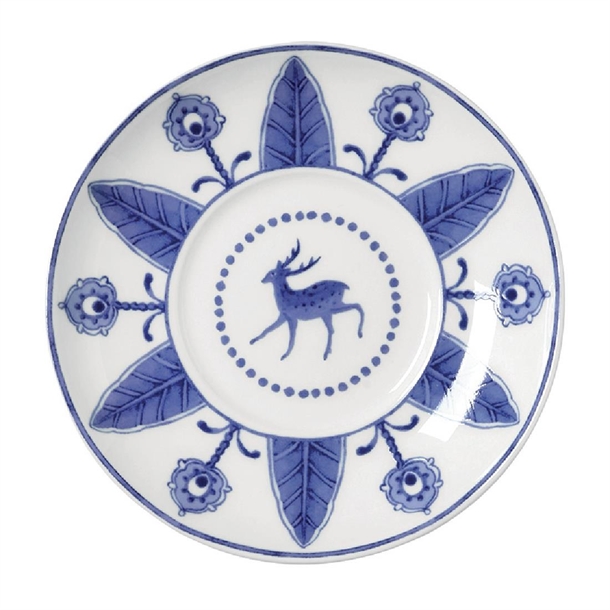 Steelite Sultan's Garden Blue Espresso Saucer (Pack 12) (B2B)