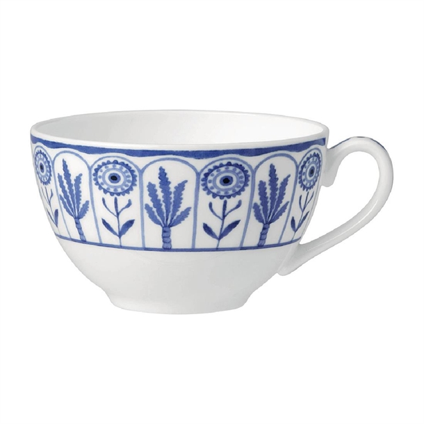 Steelite Sultan's Garden Blue Tea For One Cup Coupe - 260ml (Pack 12) (B2B)