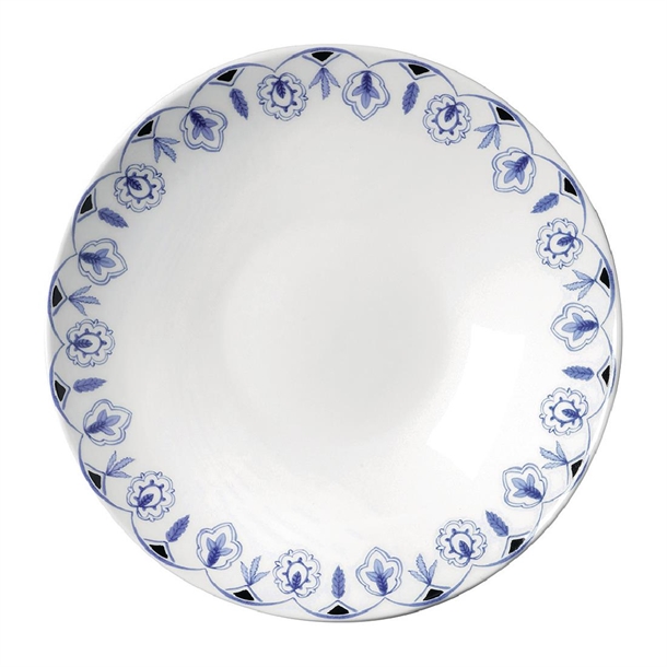 Steelite Sultan's Garden Blue Bowl Coupe - 240mm (Pack 12) (B2B)