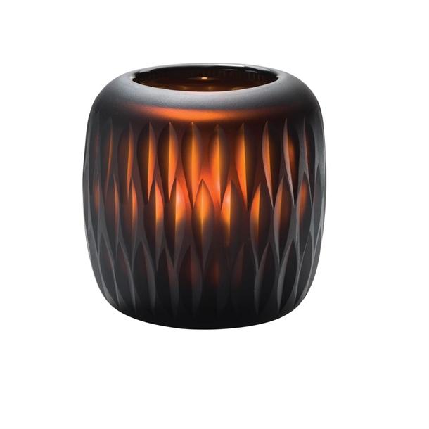 Steelite Mystic Black & Amber Glass Votive - 108x102mm (Pack 18) (B2B)