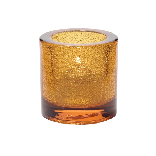 Steelite Thick Round Amber Jewel Tealight 70x73mm (Pack 6) (B2B)