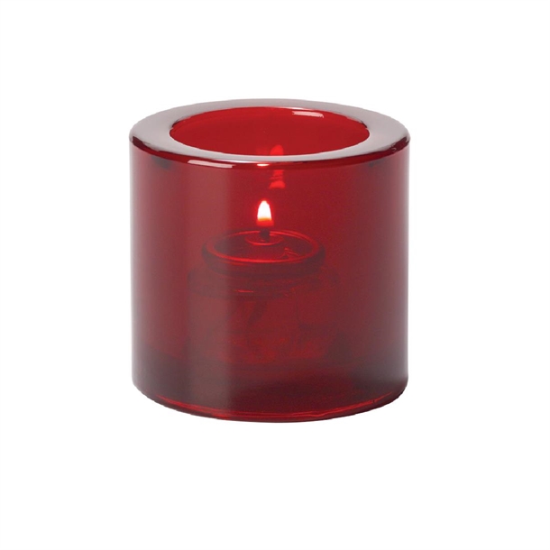 Steelite Thick Round Ruby Tealight 70x73mm (Pack 6) (B2B)
