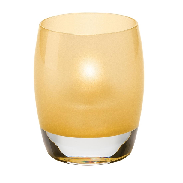 Steelite Contour Satin Gold Glass Votive 76x95mm (Box 12) (B2B)