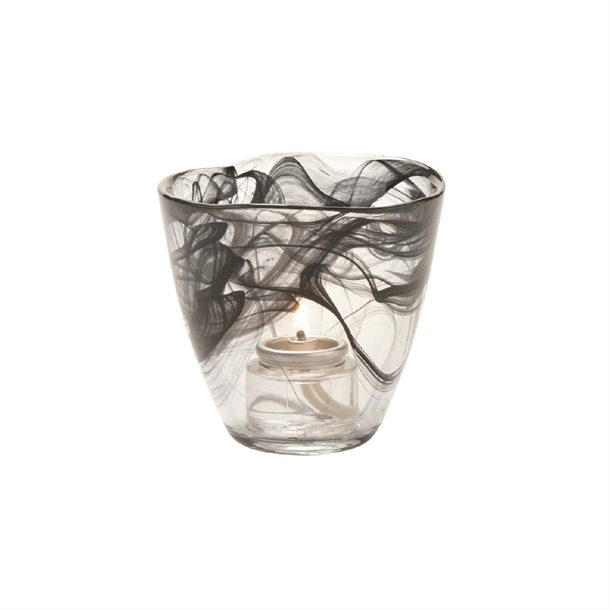 Steelite Wysp Black Glass Votive - 95x89mm (Pack 6) (B2B)