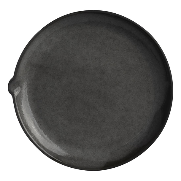Steelite Gembrook Grey Plate with Spout 263.5x255mm (Pack 24) (B2B)
