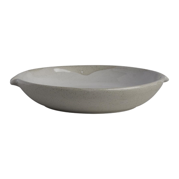 Steelite Gembrook White Dish with Double Spout 180mm (Pack 24) (B2B)