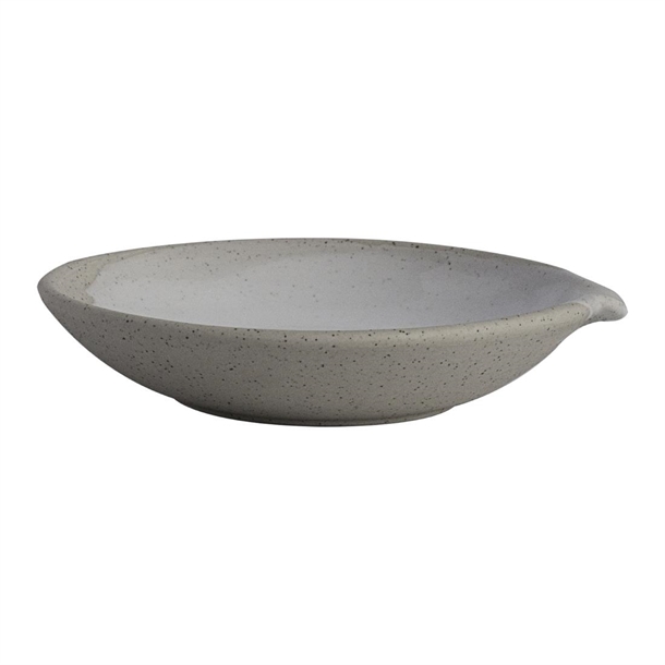 Steelite Gembrook White Dish with Spout 127mm (Pack 36) (B2B)