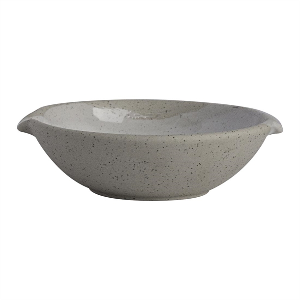 Steelite Gembrook White Condiment Dish with Double Spout 110mm (Pack 36)(B2B)
